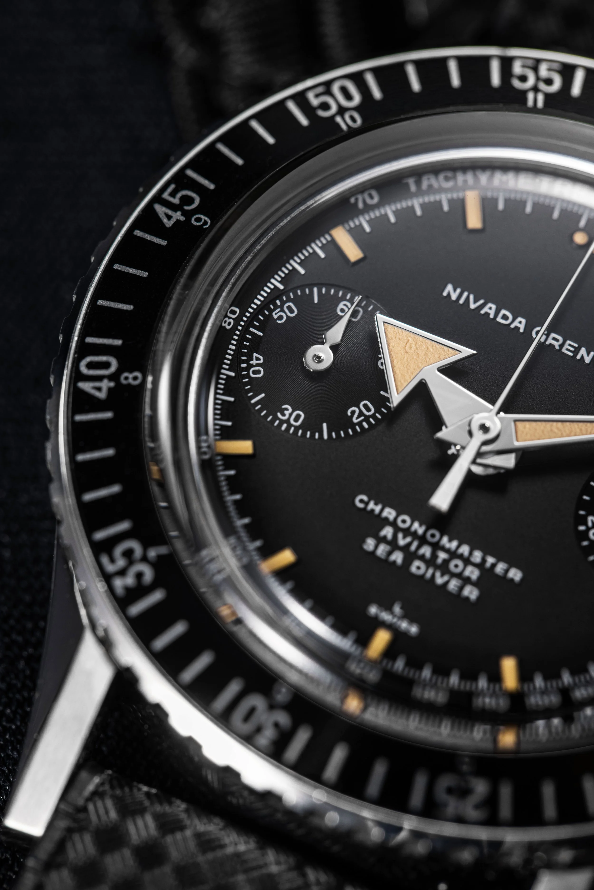 Nivada Grenchen Chronomaster BROAD ARROW - MANUAL 86007M03